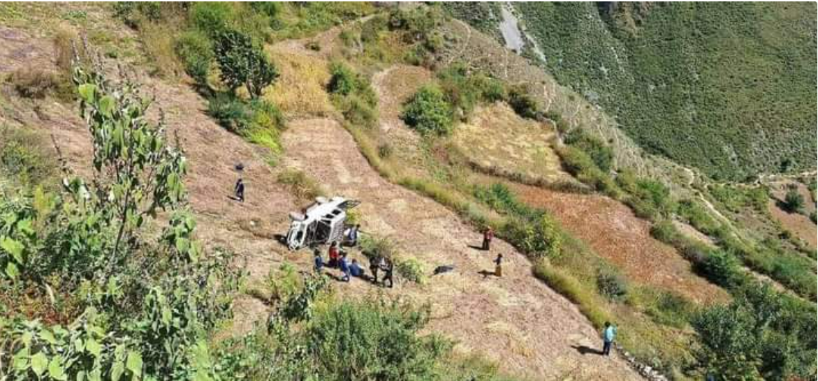 हुम्लामा जिप दुर्घटनाः २ वडा अध्यक्षसहित ९ घाइते